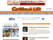 Tablet Screenshot of caribbeanlifenews.com